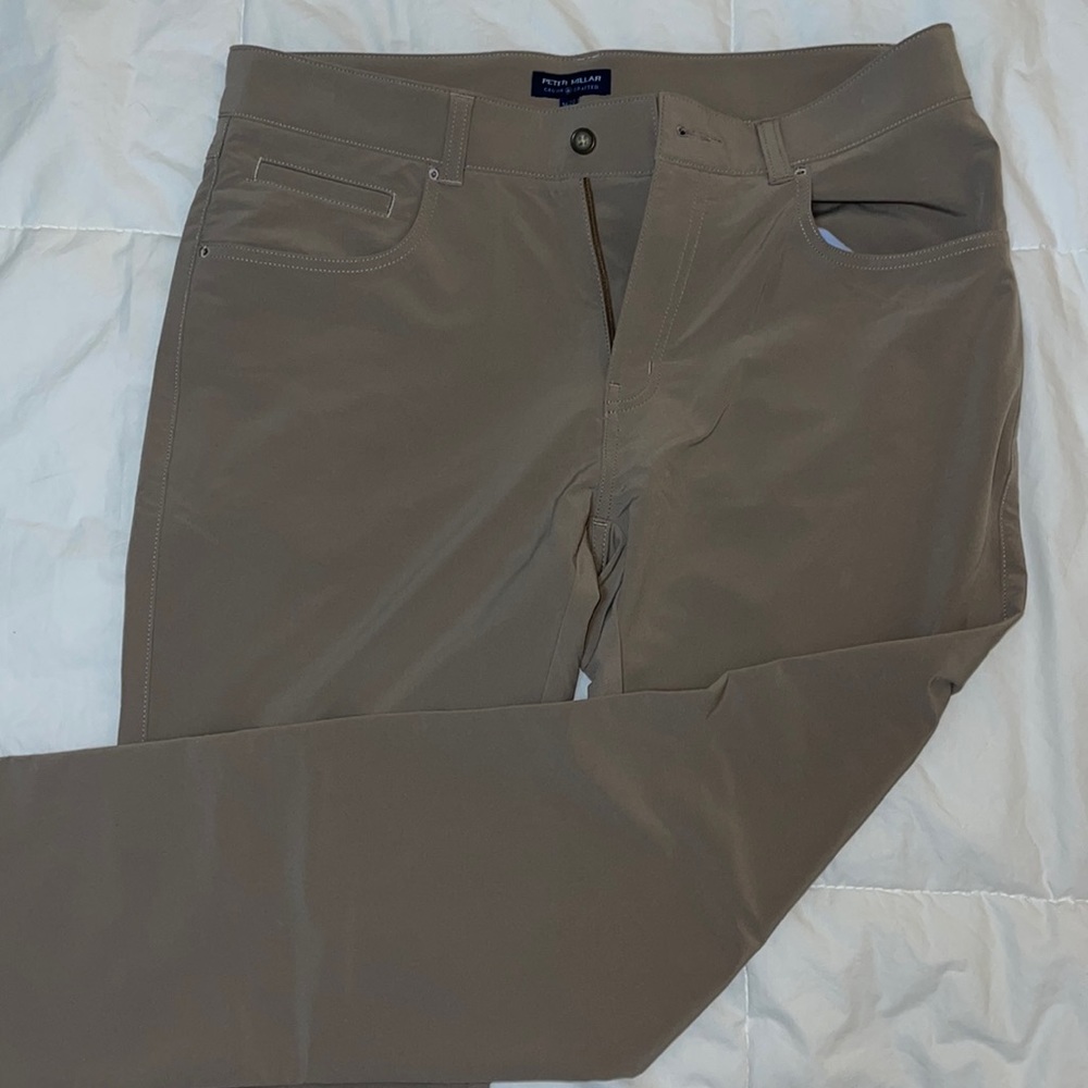 Peter Millar Crown Crafted Tan Khakis 34x32